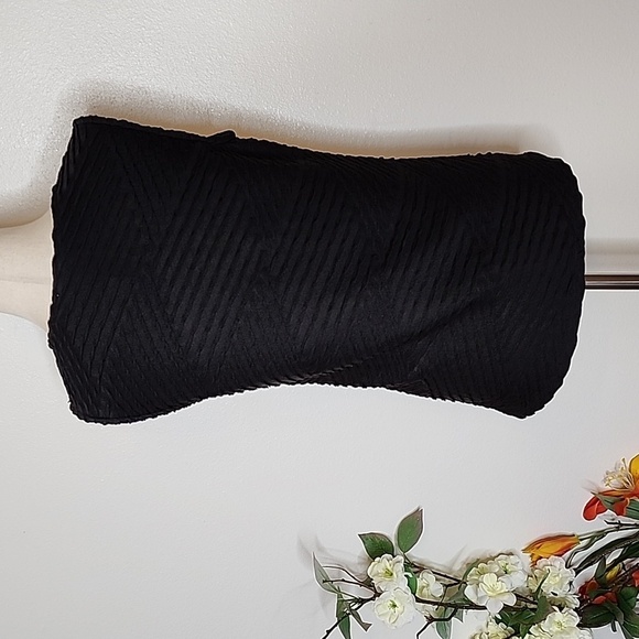 Calvin Klein Black Lightweight Vest Textured Dressy Office Womens Spring Summer - Picture 5 of 10